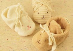 赤ちゃんに優しいオーガニックコットンを使用。
